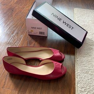 Nine West pink flats size 8